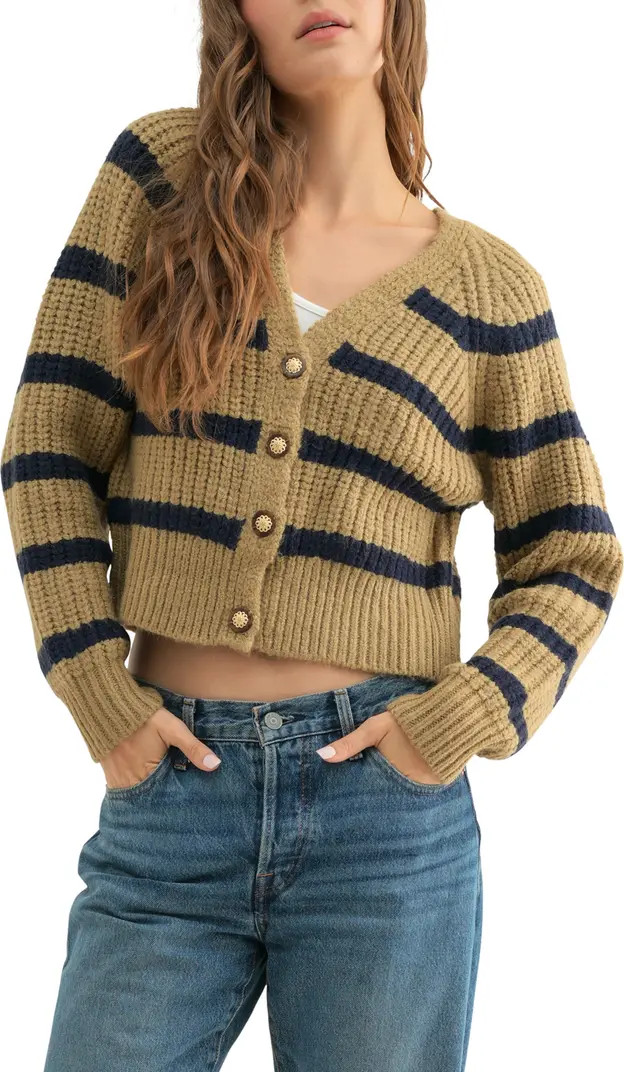 Stripe V-Neck Cardigan | Nordstrom Rack