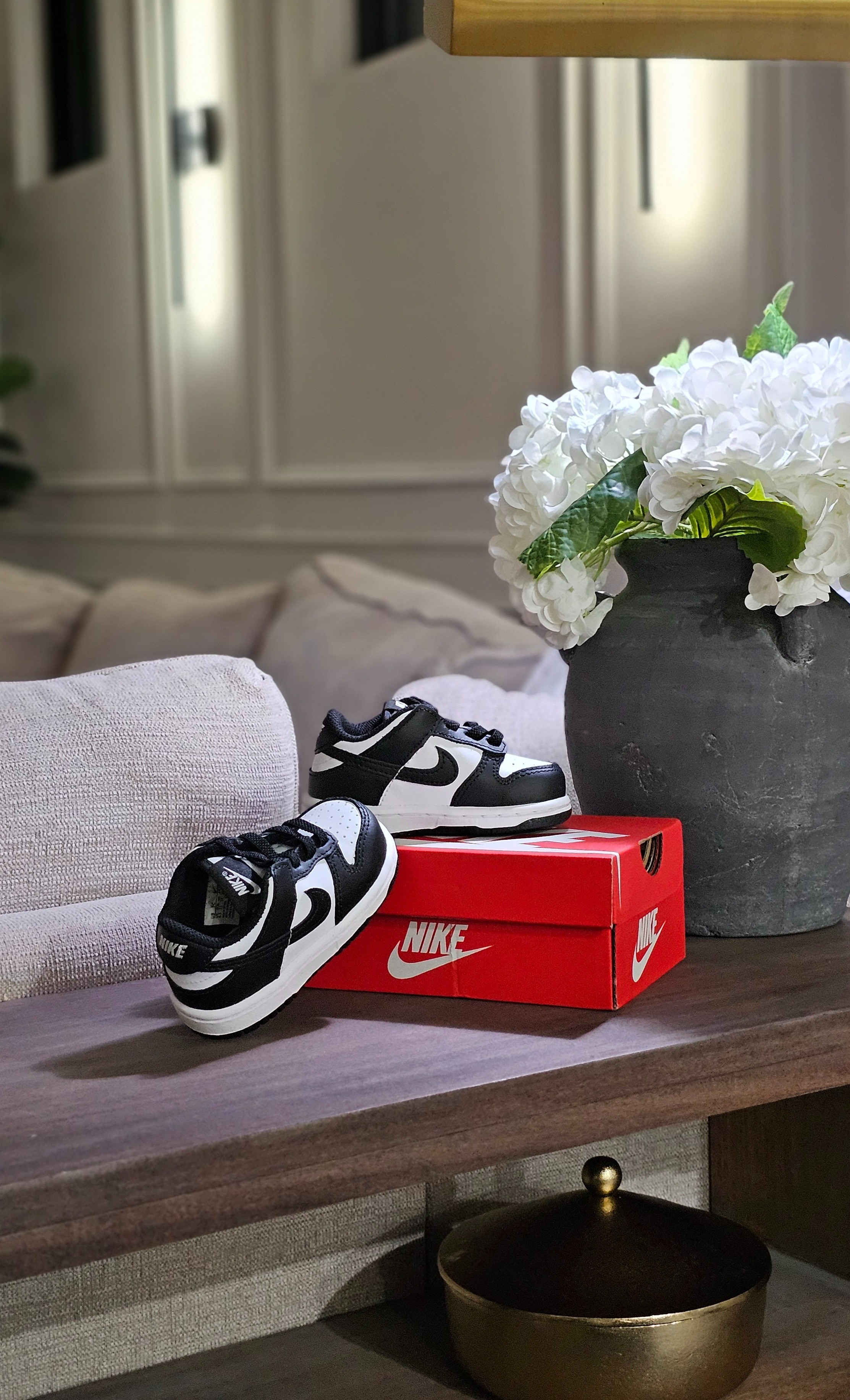 Baby girls first pair of Nike dunks! Lol these are the cutest little baby shoes  I love that they are black and white and they’re super sturdy since she’s still an early walker. 

#LTKKids #LTKShoeCrush #LTKBaby