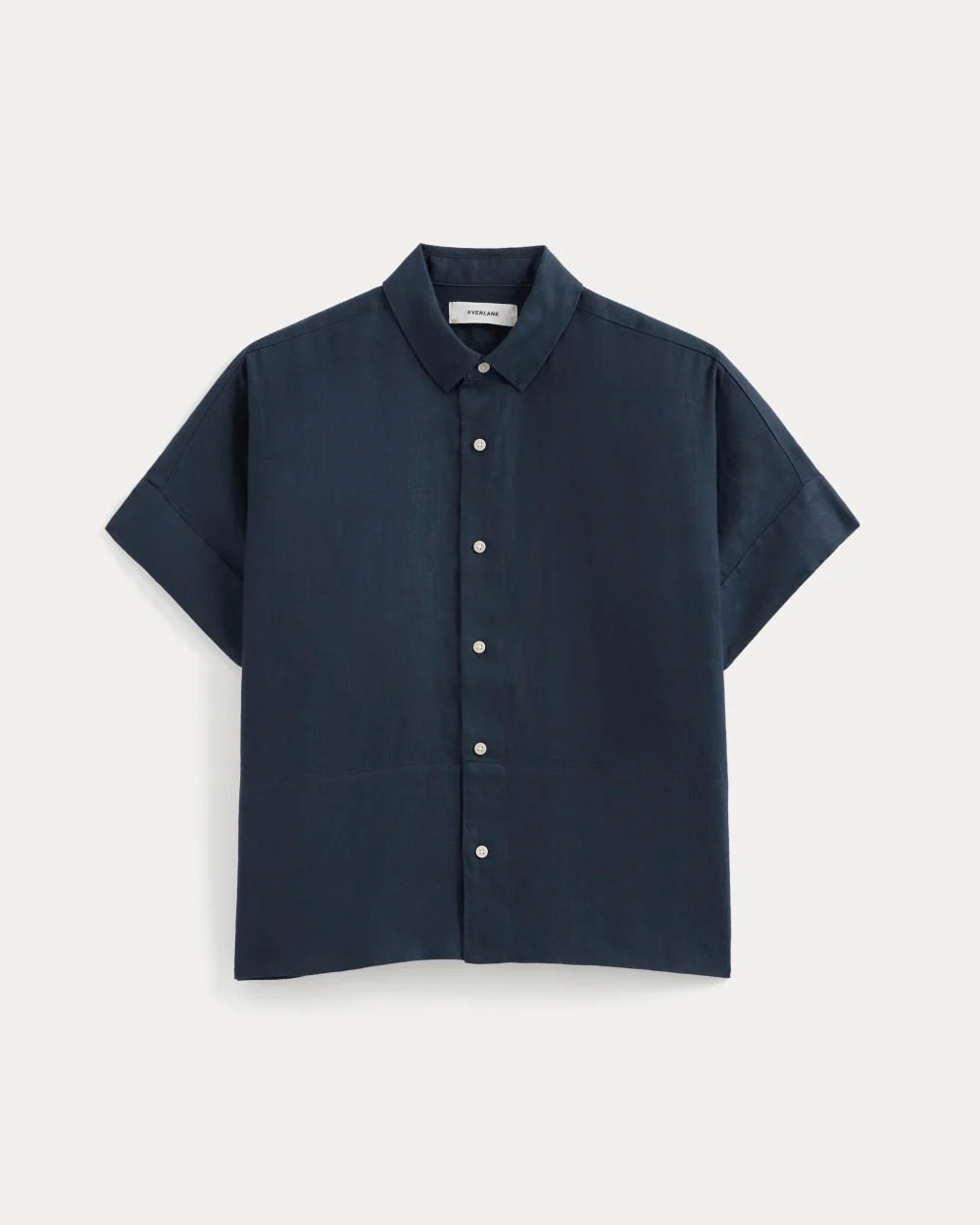The Boxy Shirt in Linen | Navy | Everlane