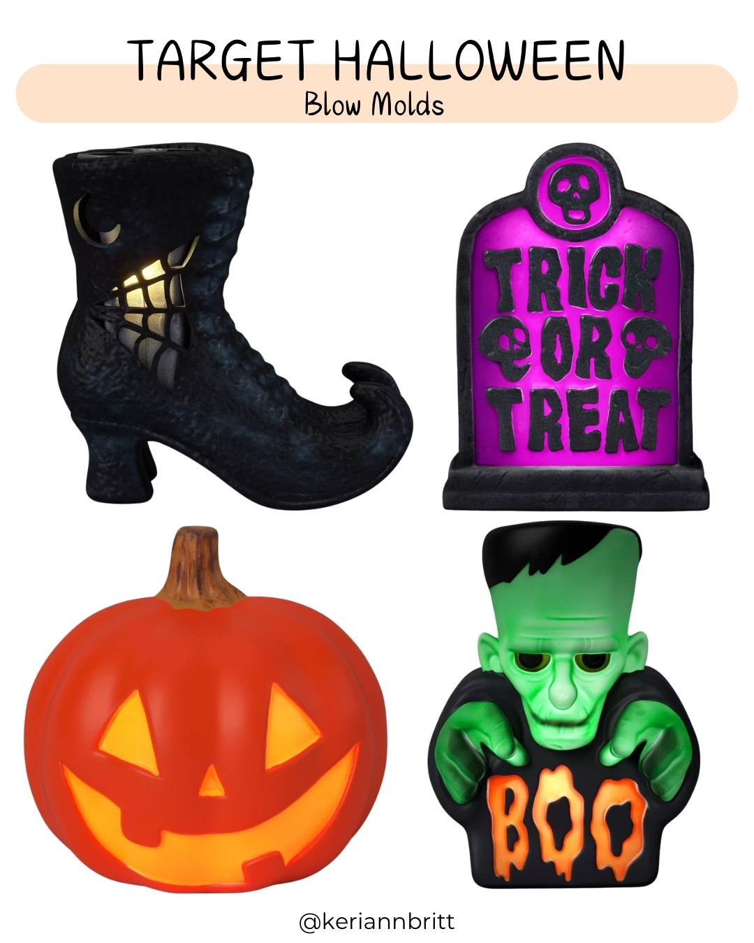 Target Halloween Blow Molds

Target finds / Target Halloween 2025  / Halloween decor / Halloween decorations / classic Halloween 

#LTKHome #LTKSeasonal