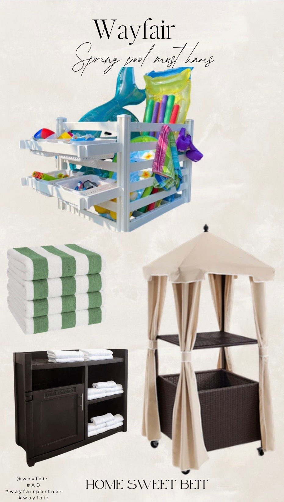 Spring pool must haves all from @Wayfair 

Spring summer towels towel rack pool rack 
# AD
# wayfairpartner
# wayfair

#LTKmomlife #LTKSwim #LTKHome