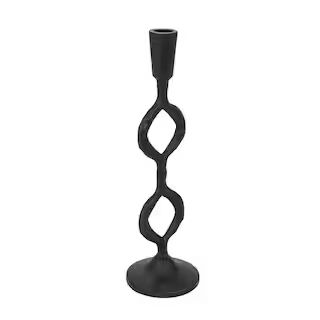 Black Decorative Cast Metal Taper Candle Holder By Hello Honey | 3.5" x 3.5" x 12.25" | Michaels® | Michaels Stores