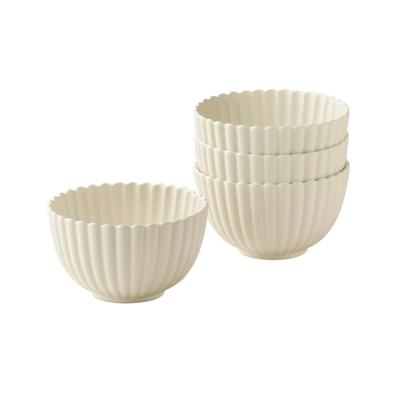 Flower-Shaped Daisy Bowl Set, 5.5-Inch, 17oz Matte Crème - Pack of 4

#LTKStyleTip #LTKHome #LTKParties