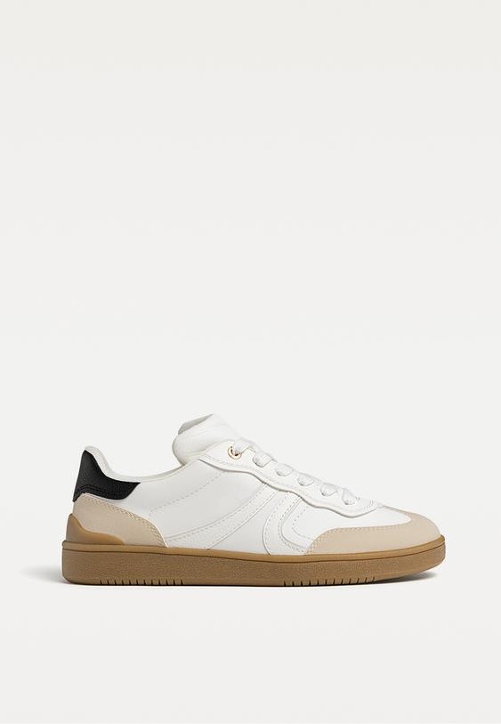 Casual retro trainers - Women's Trainers | Stradivarius United Kingdom | Stradivarius (UK)