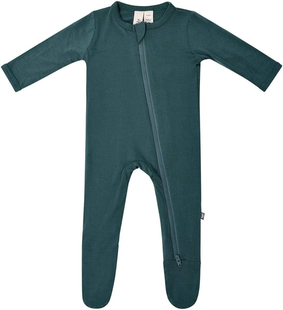 KYTE BABY Unisex Zipper Closure Footies, Rayon Made From Bamboo, 0-24 Months | Amazon (US)
