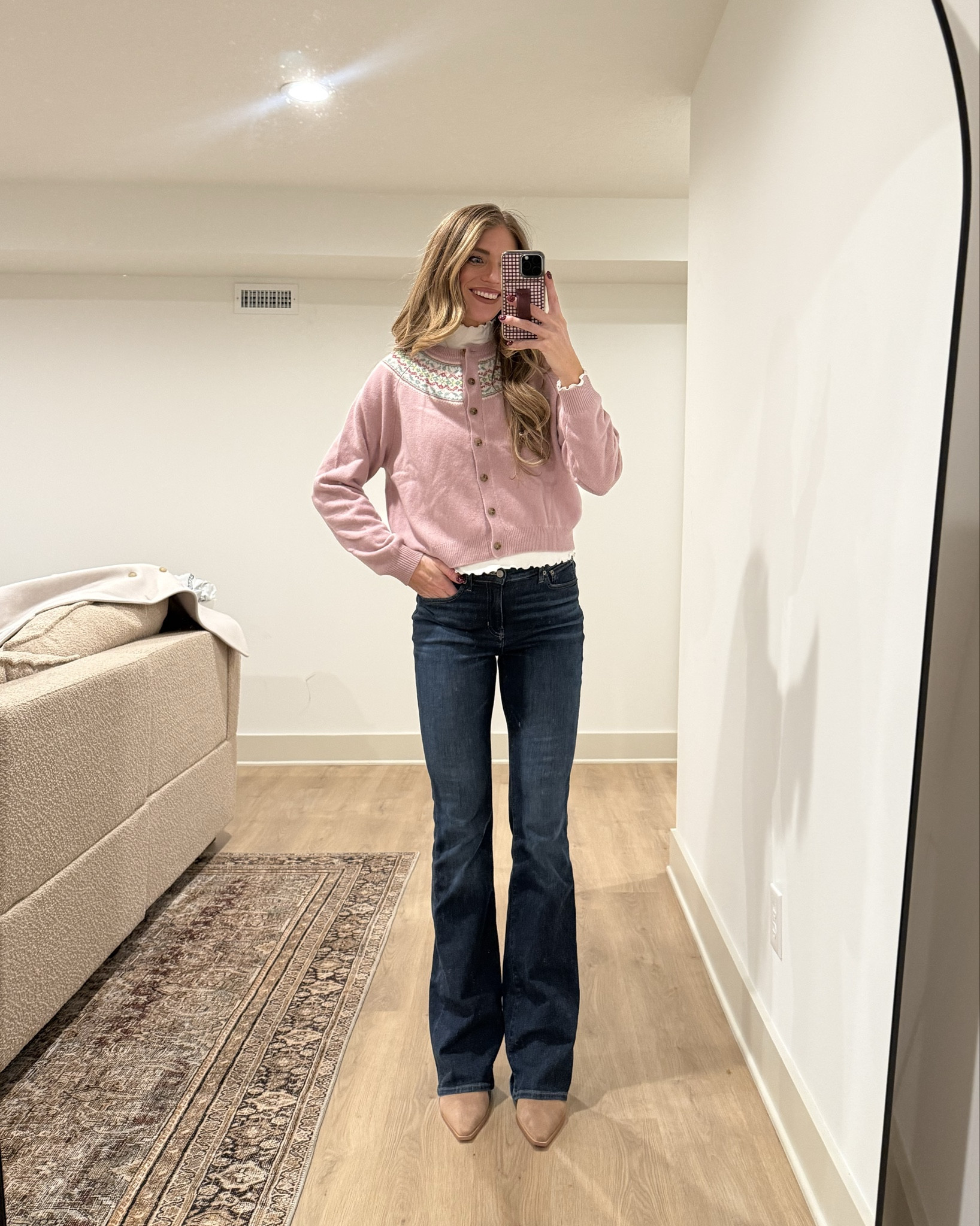 Holiday party outfit for brunch
Size smalls in top
Wearing my true size 27 long in jeans. SUPER STRETCHY! Fit the bump and so comfy



Holiday look, fair isle, boot cut jeans, j crew, tall girl friendly, Long inseam, Christmas sweater

#LTKTall #LTKHoliday #LTKootd