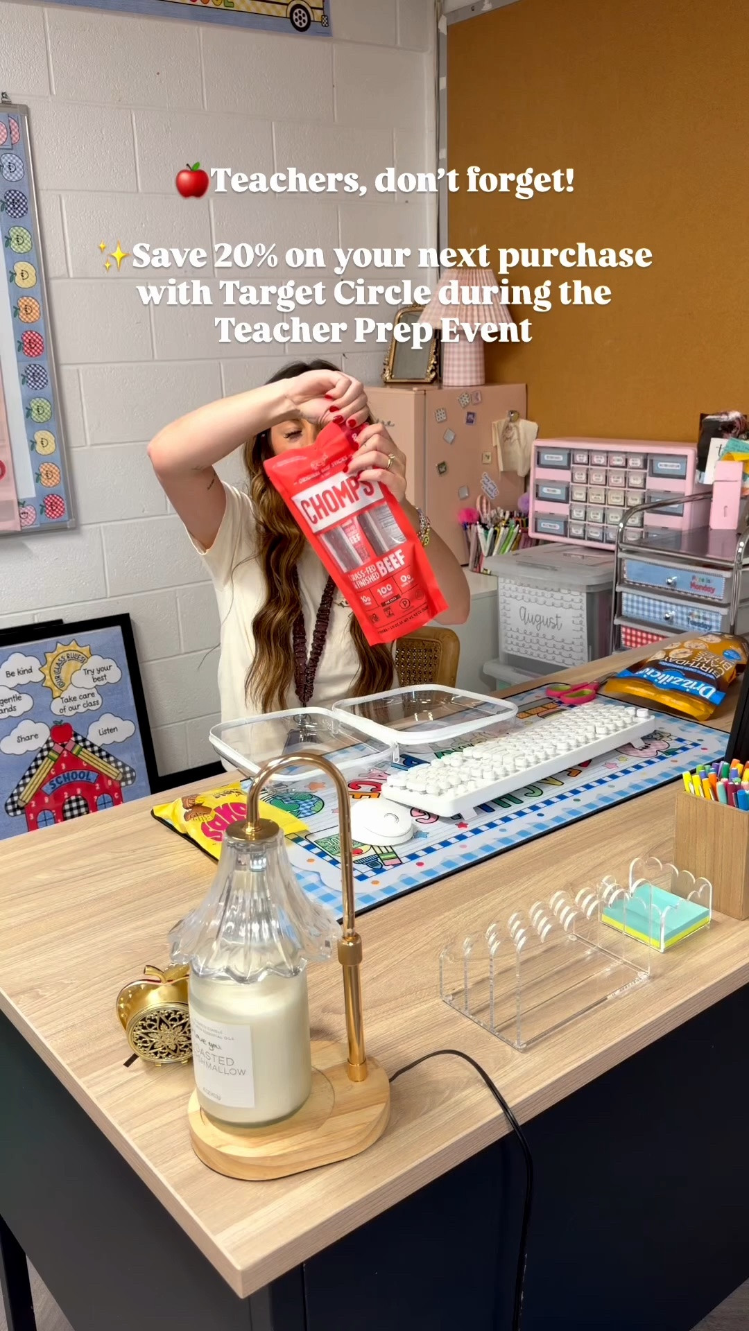 As teachers, we're always trying to make our classroom budgets stretch a little further, so I'm definitely not passing up the chance to save 20%! Don't forget to verify your educator status with Target Circle so you can save 20% on your next purchase during the Teacher Prep Event. 🍎🌈✏️

#LTKdayinmylife #LTKSaleAlert #LTKKids