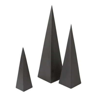 Pyramid Object 3 Piece Sculpture Set | Wayfair North America