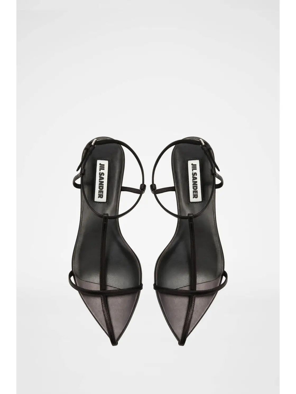 Jil Sander Pointed-Toe Ankle-Strap Sandals | Senser US