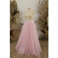 In Stock | Waist 26, 7 In/Length 44.8 In, Lumina Pink Rose Tulle Skirt - Ready To Ship #2082 | Etsy (US)