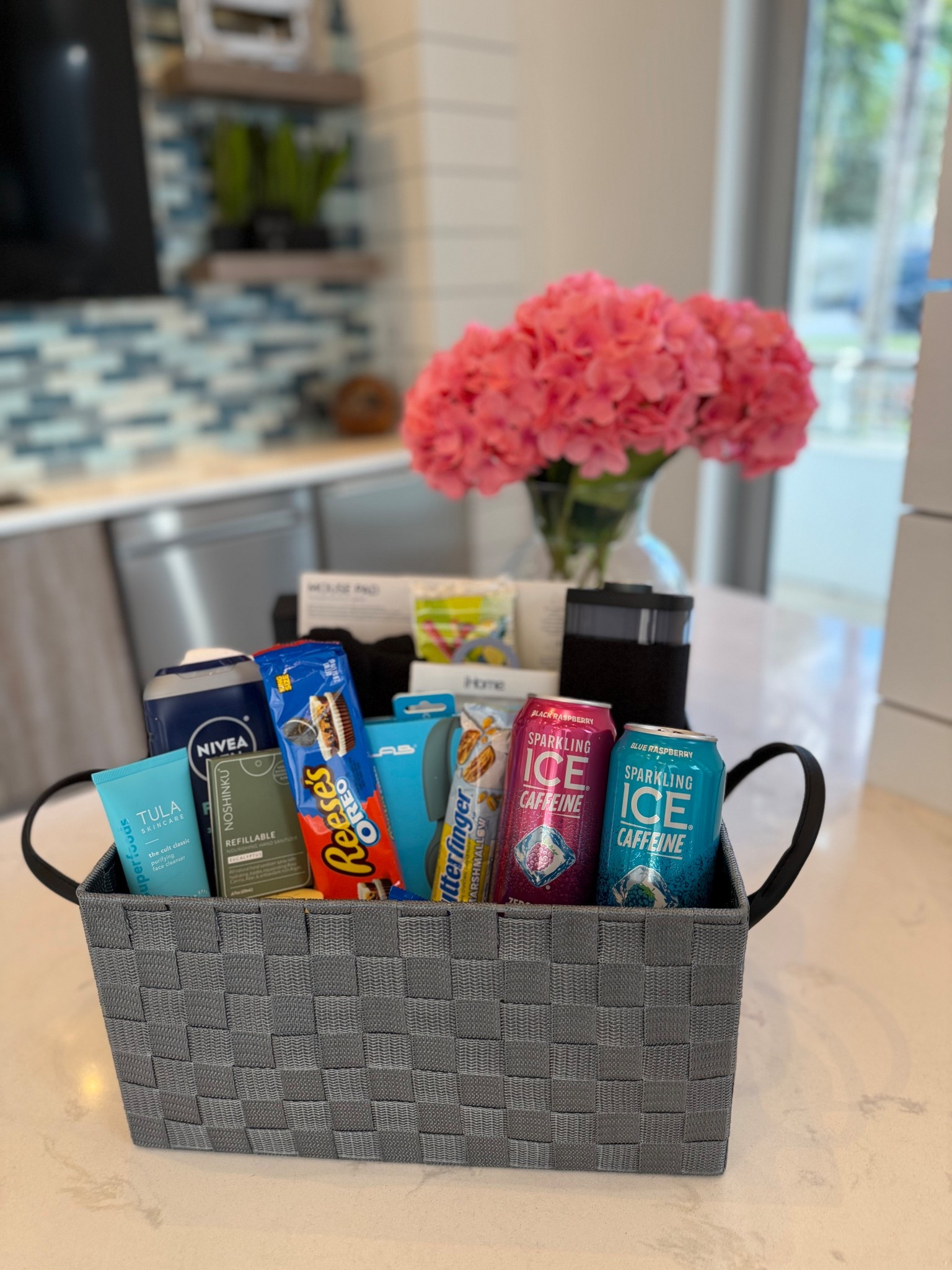 I made this basket for my favorite college student...my son. What do you guys think? 

#LTKHoliday #LTKGiftGuide