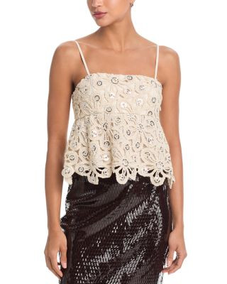 Aqua Mirror Crochet Top - Exclusive | Bloomingdale's (US)