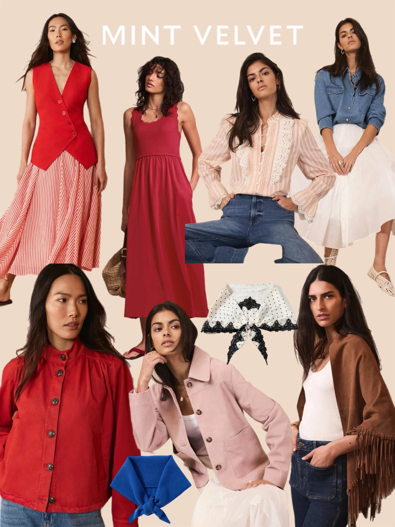 Mint Velvet new in
Spring outfits
Red jacket
Lace scarf

#LTKuk #LTKspring #LTKeurope