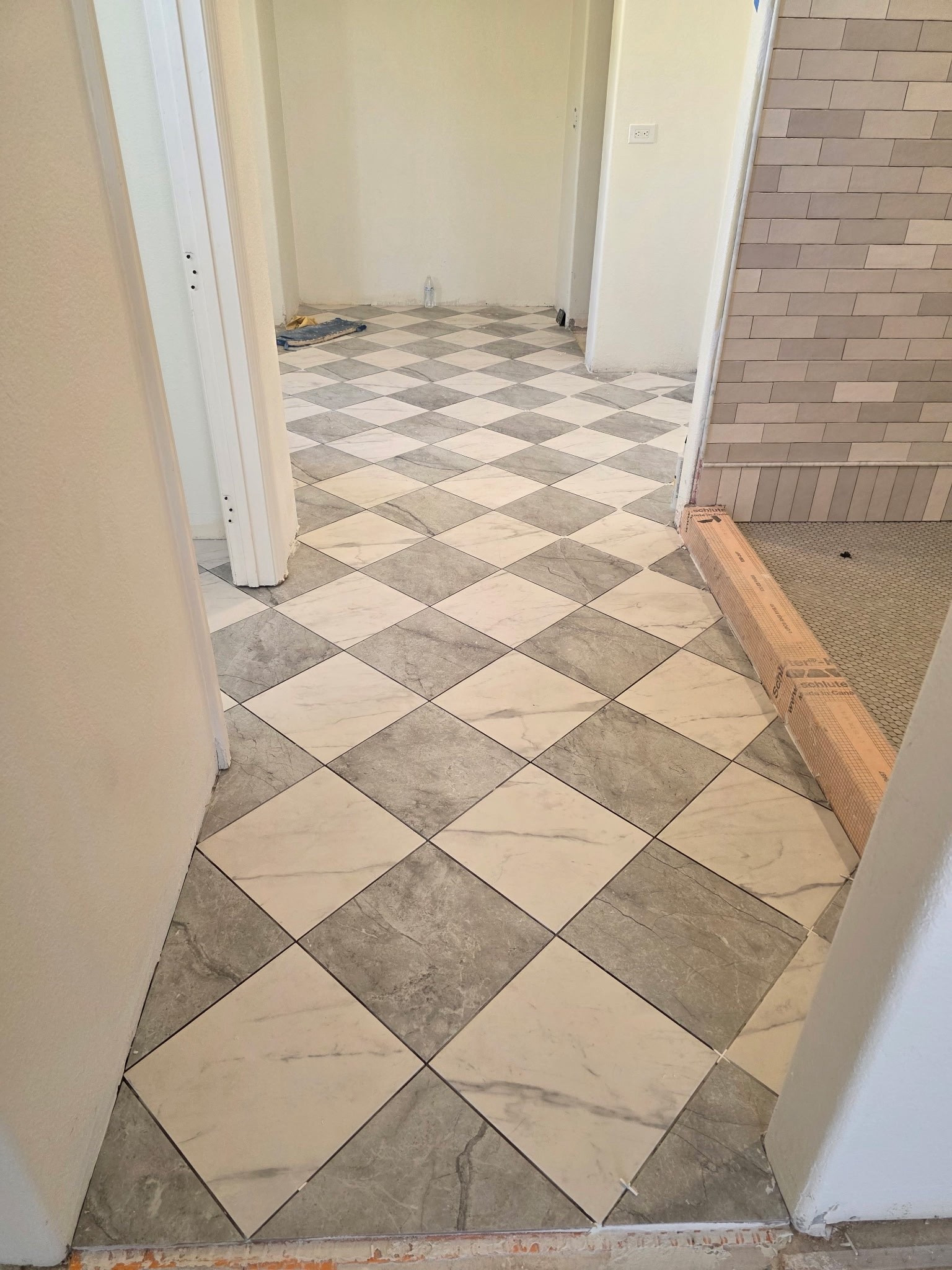 Main Bath flooring just went in at the Flip House!! To say I’m obsessed would be an understatement 🙌🏻 these tiles were super affordable but created such an expensive look!! 

#LTKHome #LTKMothersDay #LTKSaleAlert