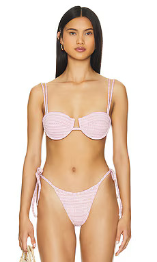 DEVON WINDSOR Lais Bikini Top in Orchid from Revolve.com | Revolve Clothing (Global)