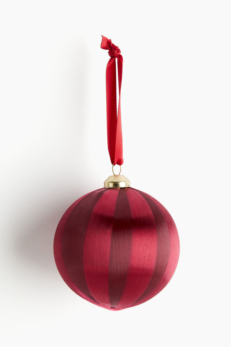 H & M - Christbaumkugel mit Satinfäden - Rot - Zuhause | H&M (DE, AT, CH, NL, FI)