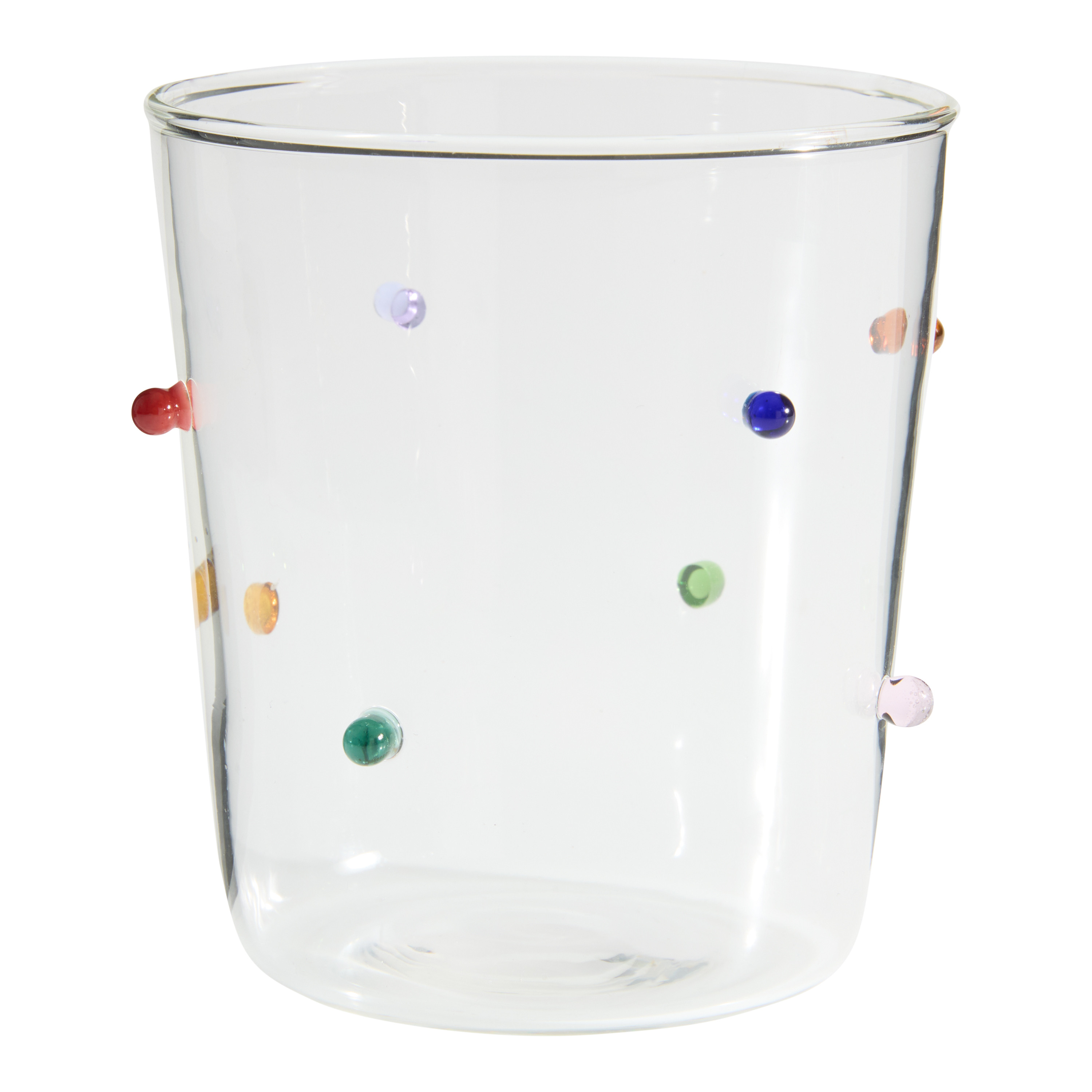 Multicolor Bubble Dot Bar Glass | World Market