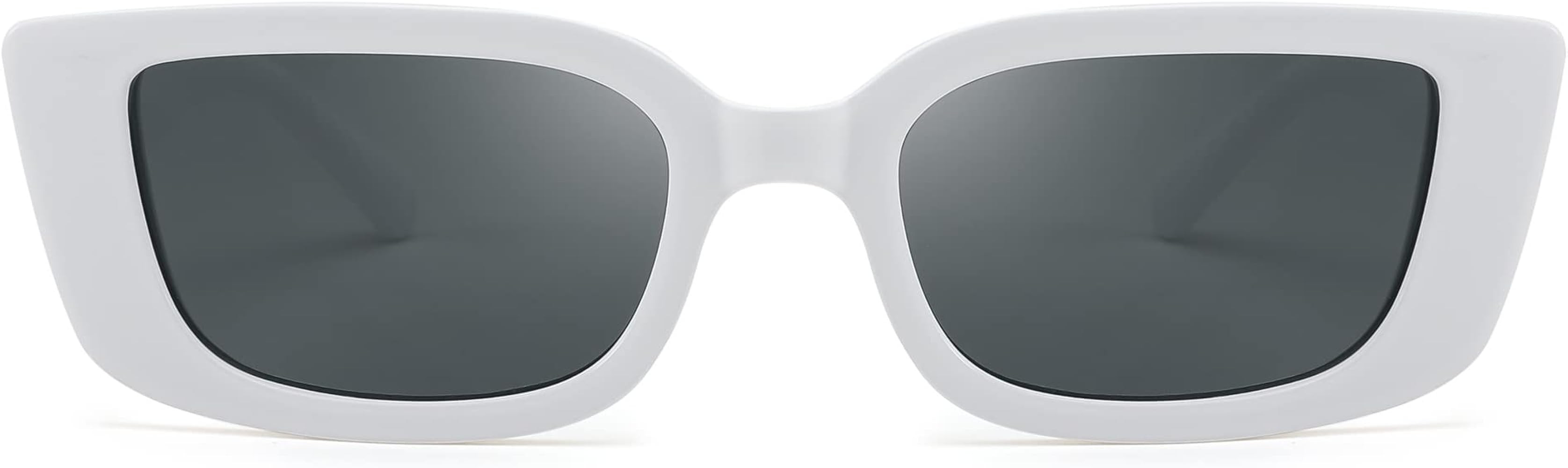 FEISEDY Small Rectangle Sunglasses for Women Men Vintage Trendy Y2K Rectangular Sunglasses B9066 | Amazon (US)