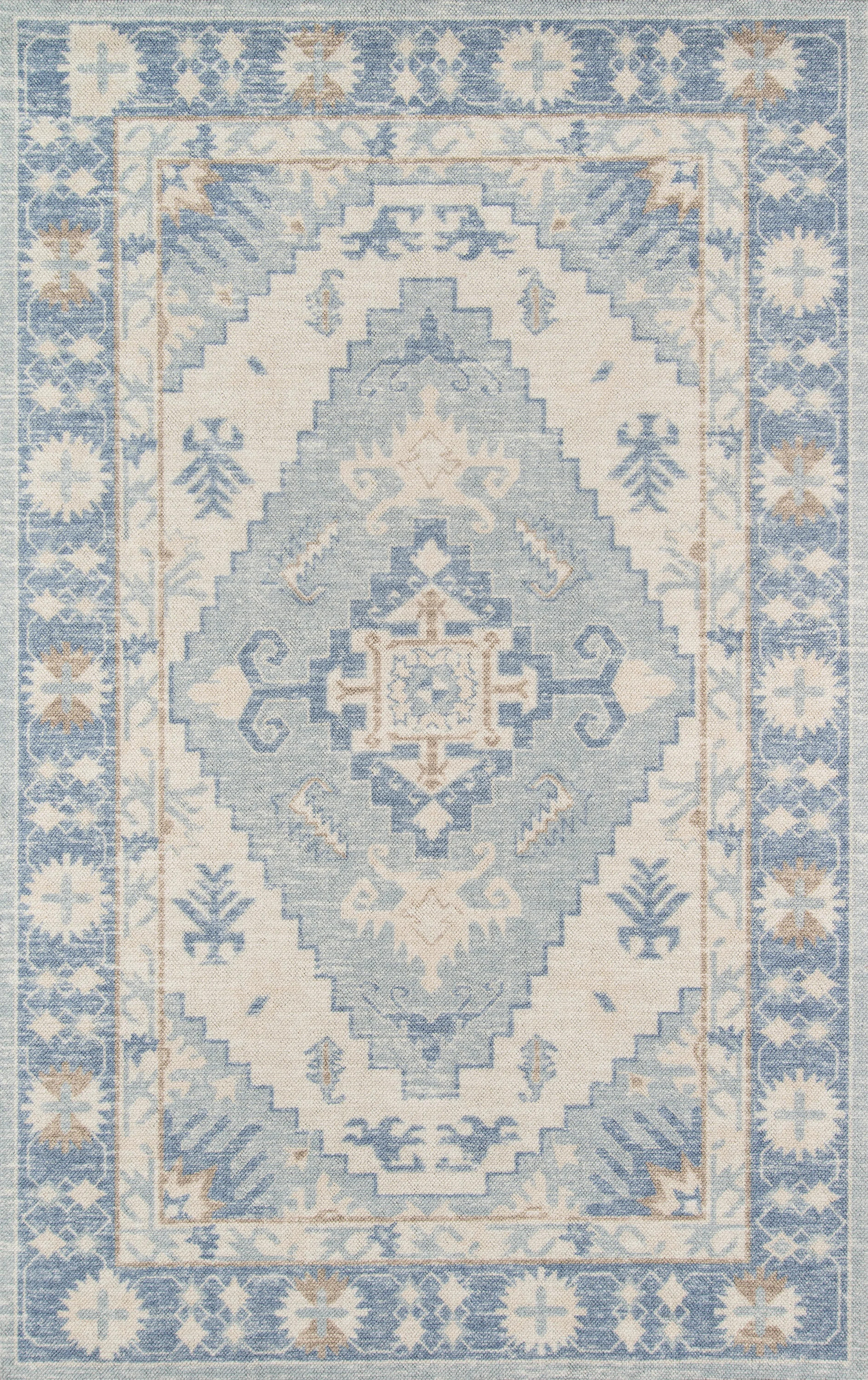 Langley Street® Denya Oriental Blue Area Rug & Reviews | Wayfair | Wayfair North America
