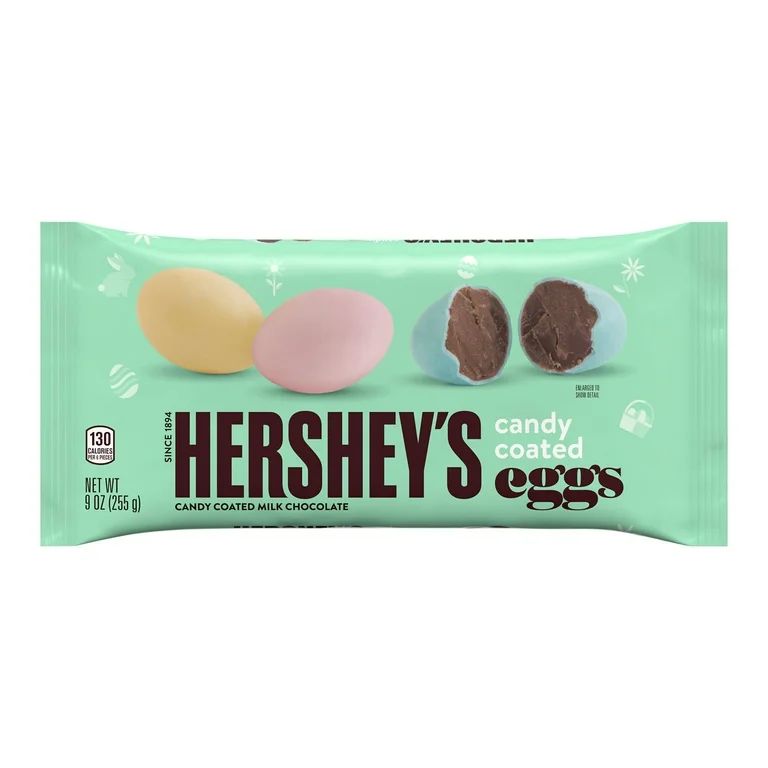 Hershey's Candy Coated Milk Chocolate Eggs Easter Candy, Bag 9 oz | Walmart (US)