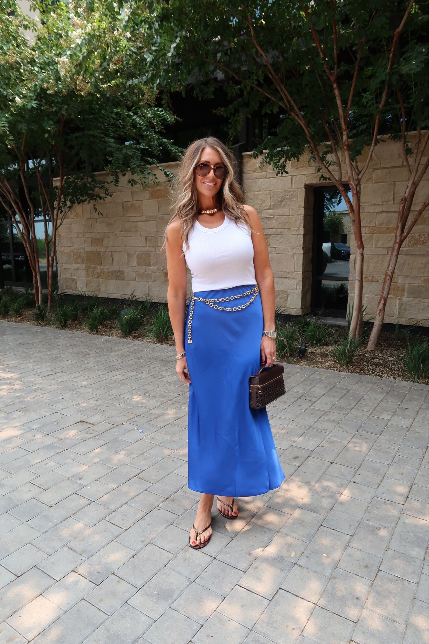 Size medium blue dress 
Size medium tank

#LTKgrwm #LTKCon #LTKOver40