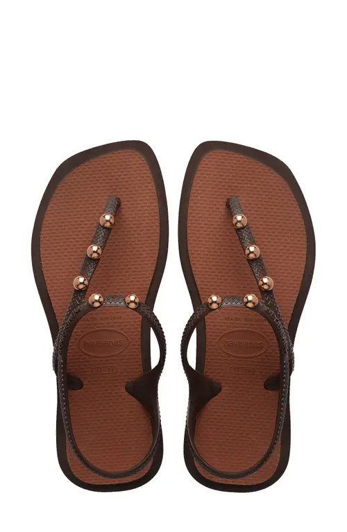 Havaianas Flash Fusion Sandal in Coffee/Rust at Nordstrom, Size 5 | Nordstrom