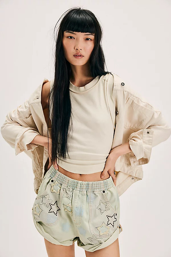 OneTeaspoon Sundae Star Hunters Denim Shorts | Free People (Global - UK&FR Excluded)