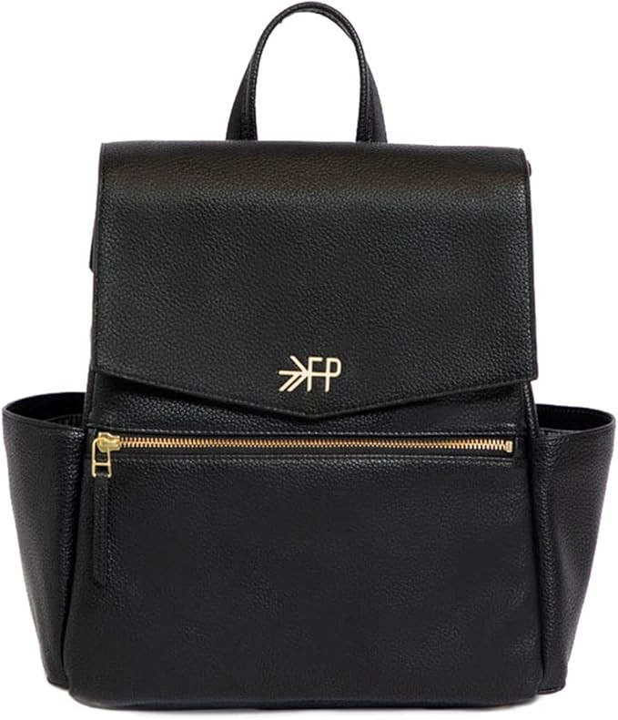 Freshly Picked Convertible Mini Classic Diaper Bag Backpack, Ebony Black | Amazon (US)