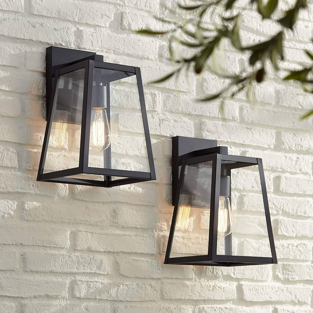 John Timberland Arrington 13" High Farmhouse Rustic Modern Outdoor Wall Light Fixture Mount Porch... | Amazon (US)