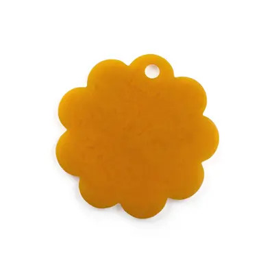 Casa Amarosa Scalloped Resin Cheese & Charcuterie Board in Mustard at Nordstrom | Nordstrom