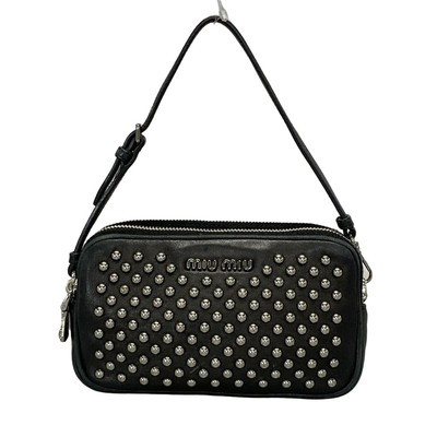 Auth miumiu - Black Leather Handbag | eBay | eBay US