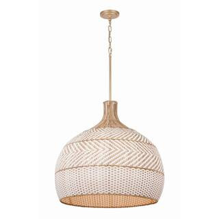 Zanzibar 6-Light Soft Gold Chandelier | The Home Depot