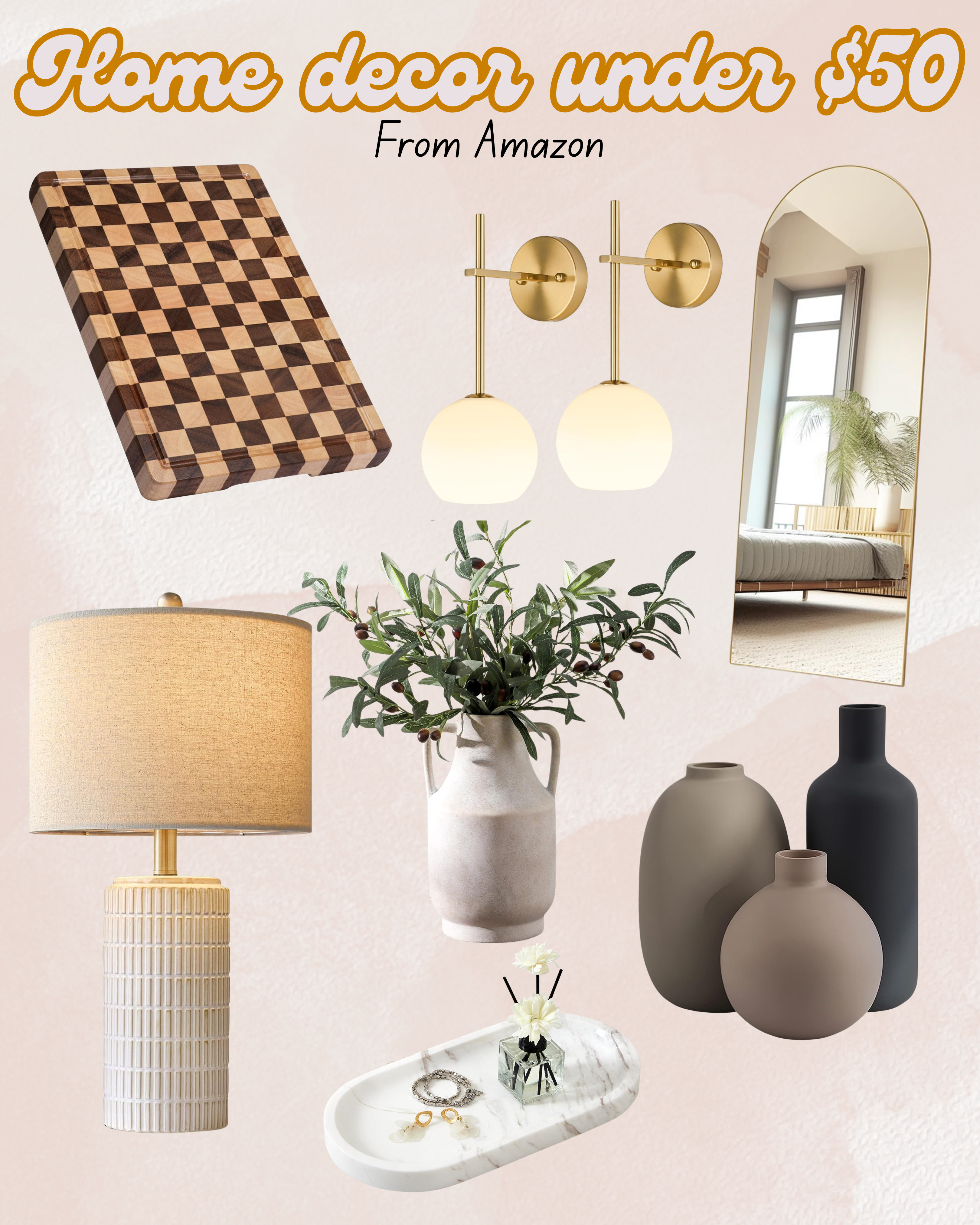 Amazon has some great home decor finds!  Check out these lux looking items for under $50.  In the new year I want to refresh my space, so I have started with redecorating some rooms.  

 

#LTKdayinmylife #LTKfoodie #LTKHome