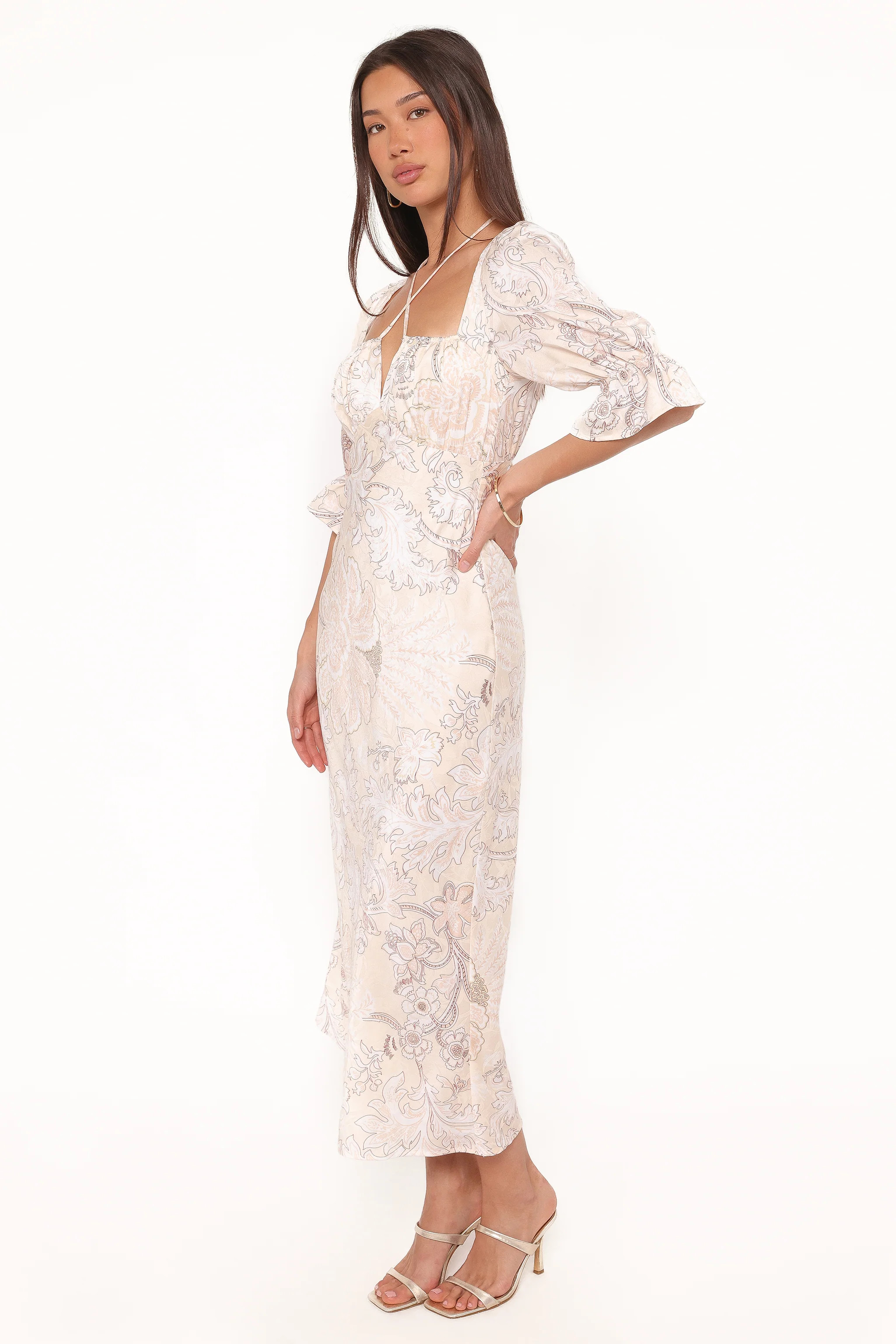 Pauline Long Sleeve Maxi Dress - Pastel Paisley | Petal & Pup (US)