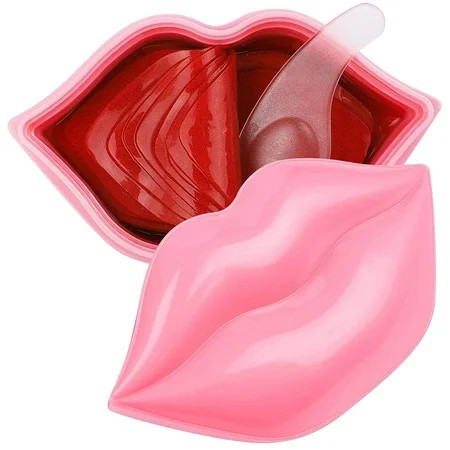 20pcs Lip Masks Moisturizing Lip Mask Lip Care Mask for Dry Lips and Lip Lines Collagen Skin Care Anti-Wrinkle Anti-Aging Firms & Hydrates Lip (Pink) | Walmart (US)