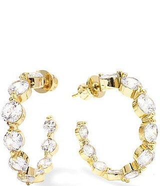 Melinda Maria She's An Icon Hoop Earrings - Gold | Dillard's
