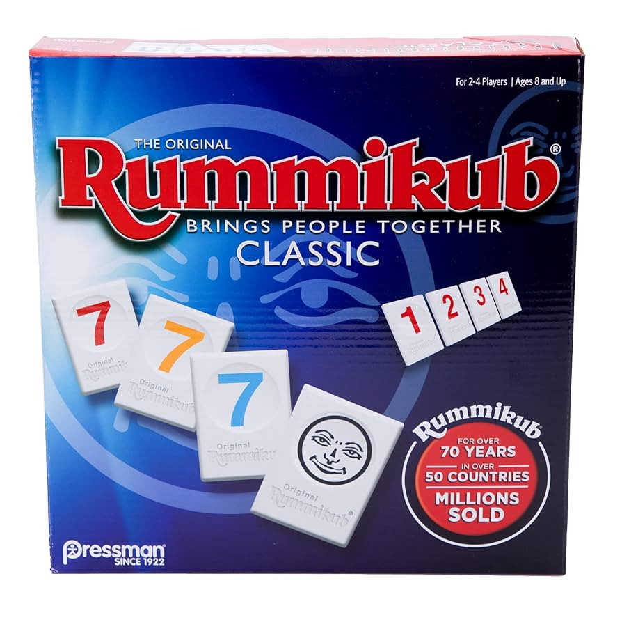 Pressman Rummikub - The Original Rummy Tile Game | Exciting Family Game of Strategy and Luck | Pr... | Amazon (US)