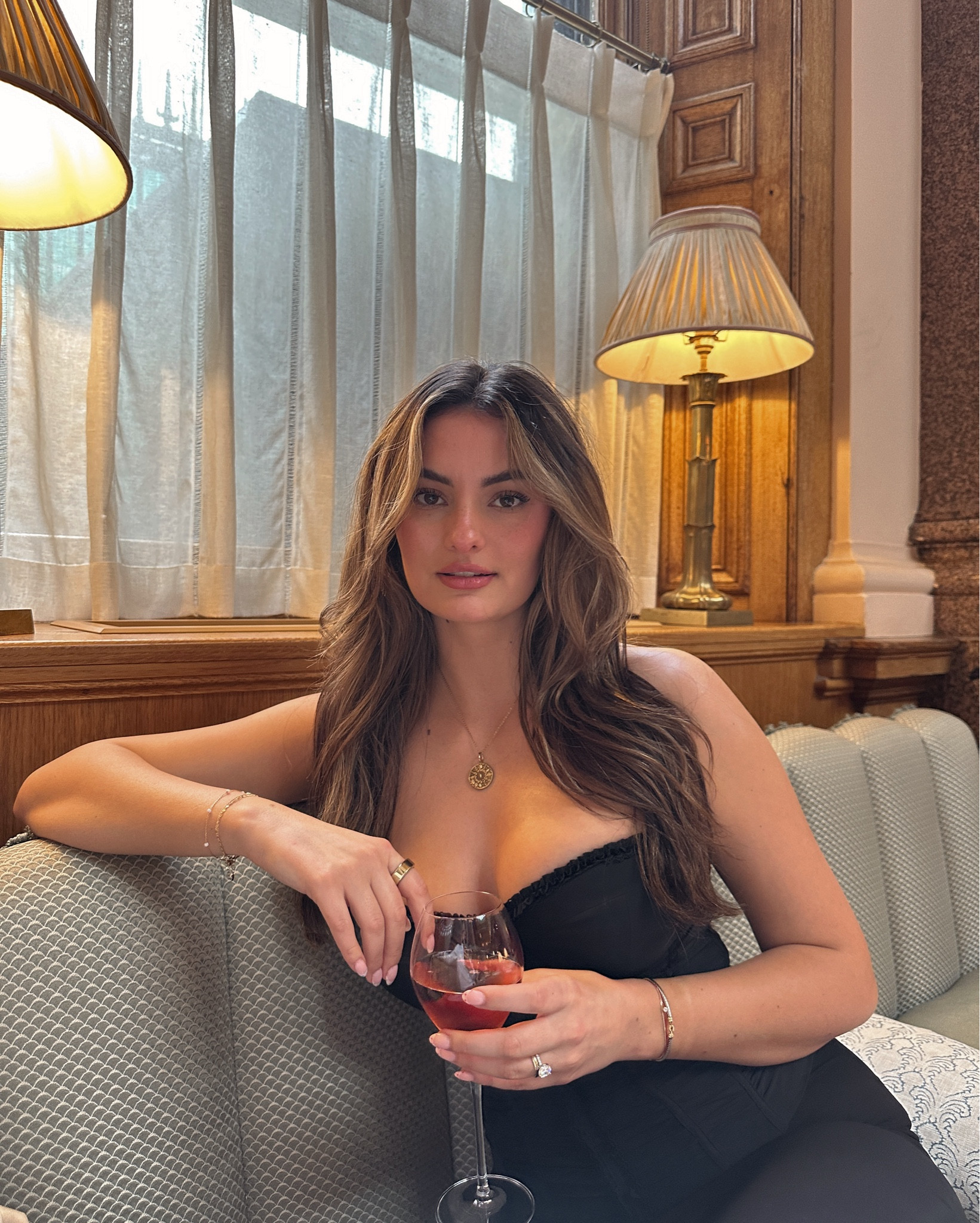 I have this top in both cream and black and I wear them constantly. I wear a size US 6/UK 10 with the fuller bust 