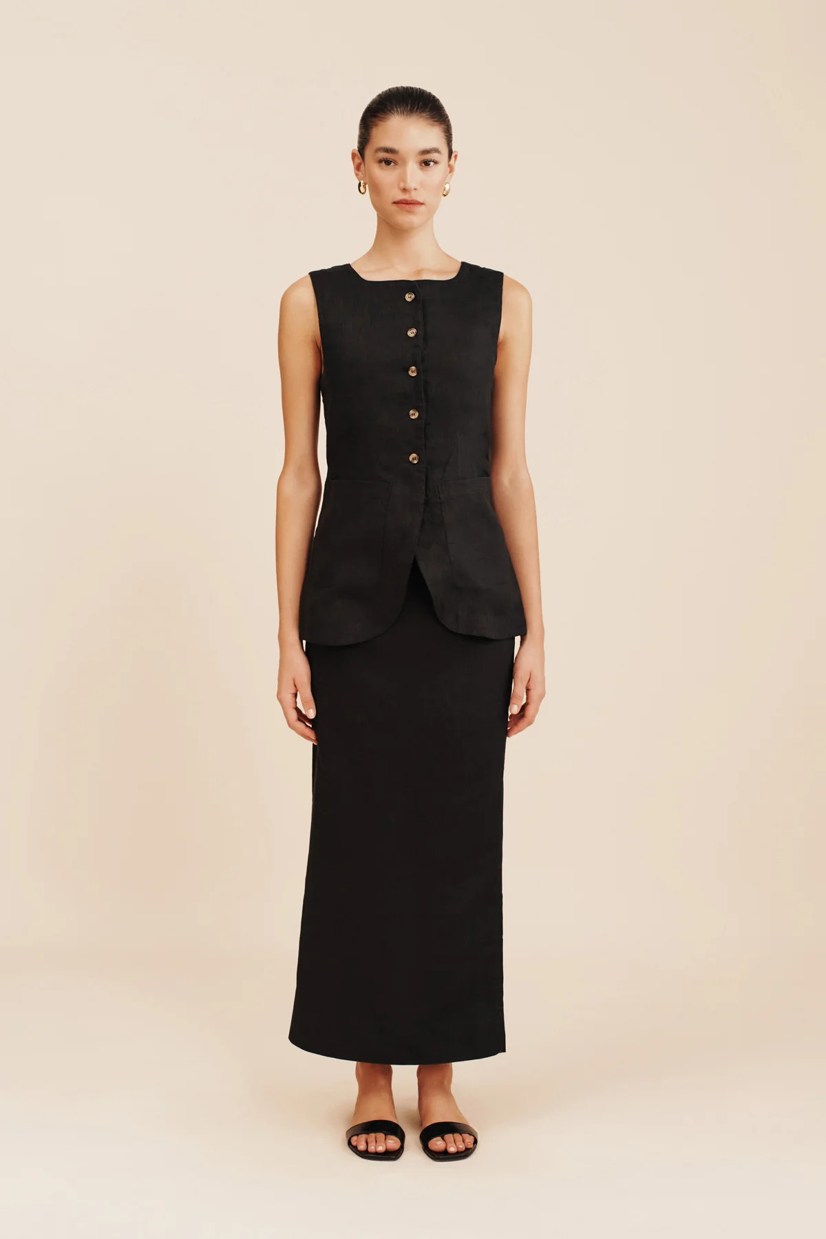 EMMA VEST - BLACK | POSSE (US)