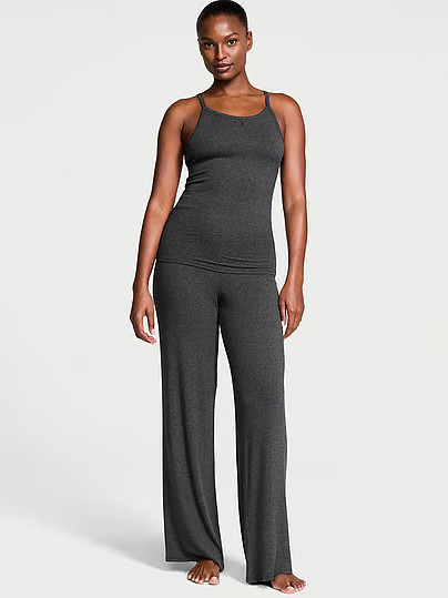 Ribbed Modal Cami & Pants Set, Grey, Medreg - Women's Pajama Sets - Victoria's Secret | Victoria's Secret (US / CA )