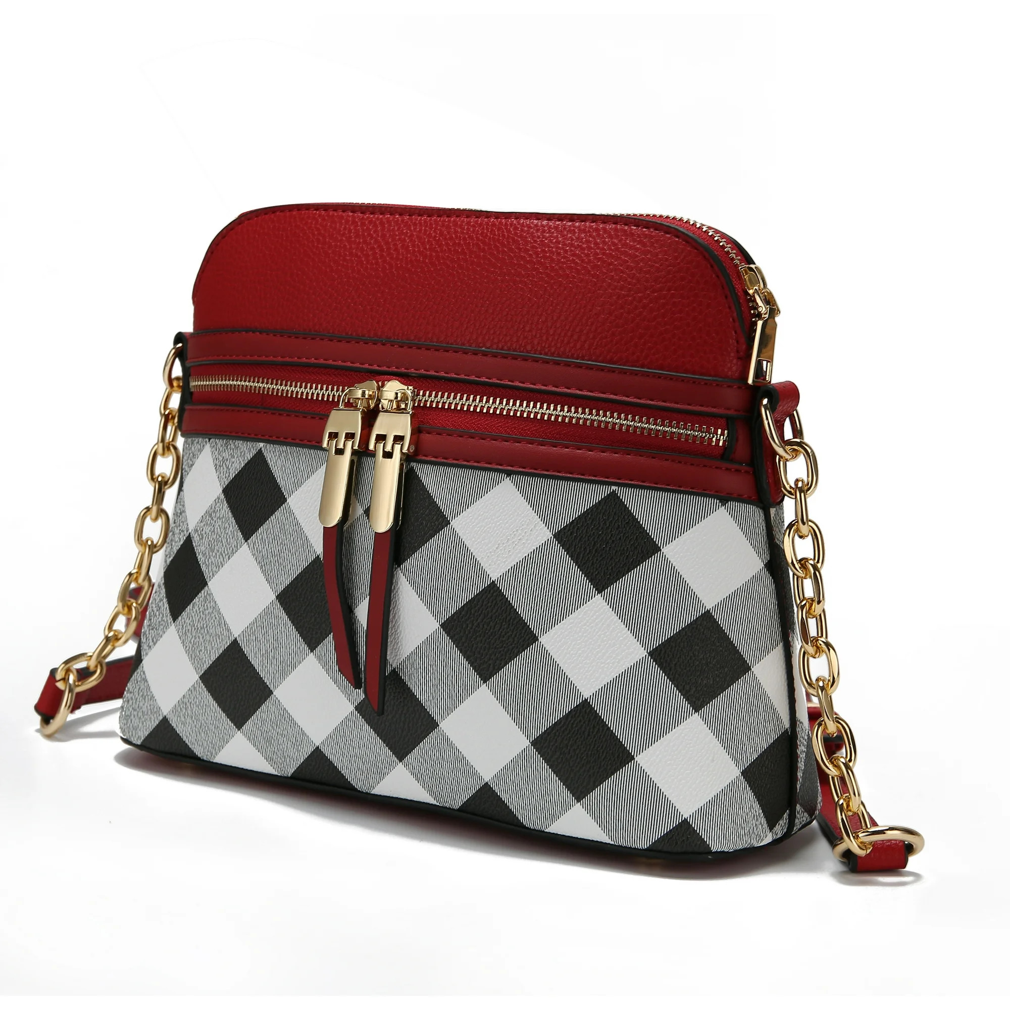 MKF Collection Suki Checkered Crossbody Bag By Mia K. | Walmart (US)