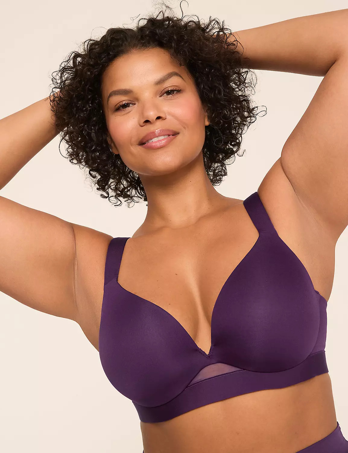 Comfort Bliss Lightly Lined Plunge Bra | LaneBryant | Lane Bryant (US)