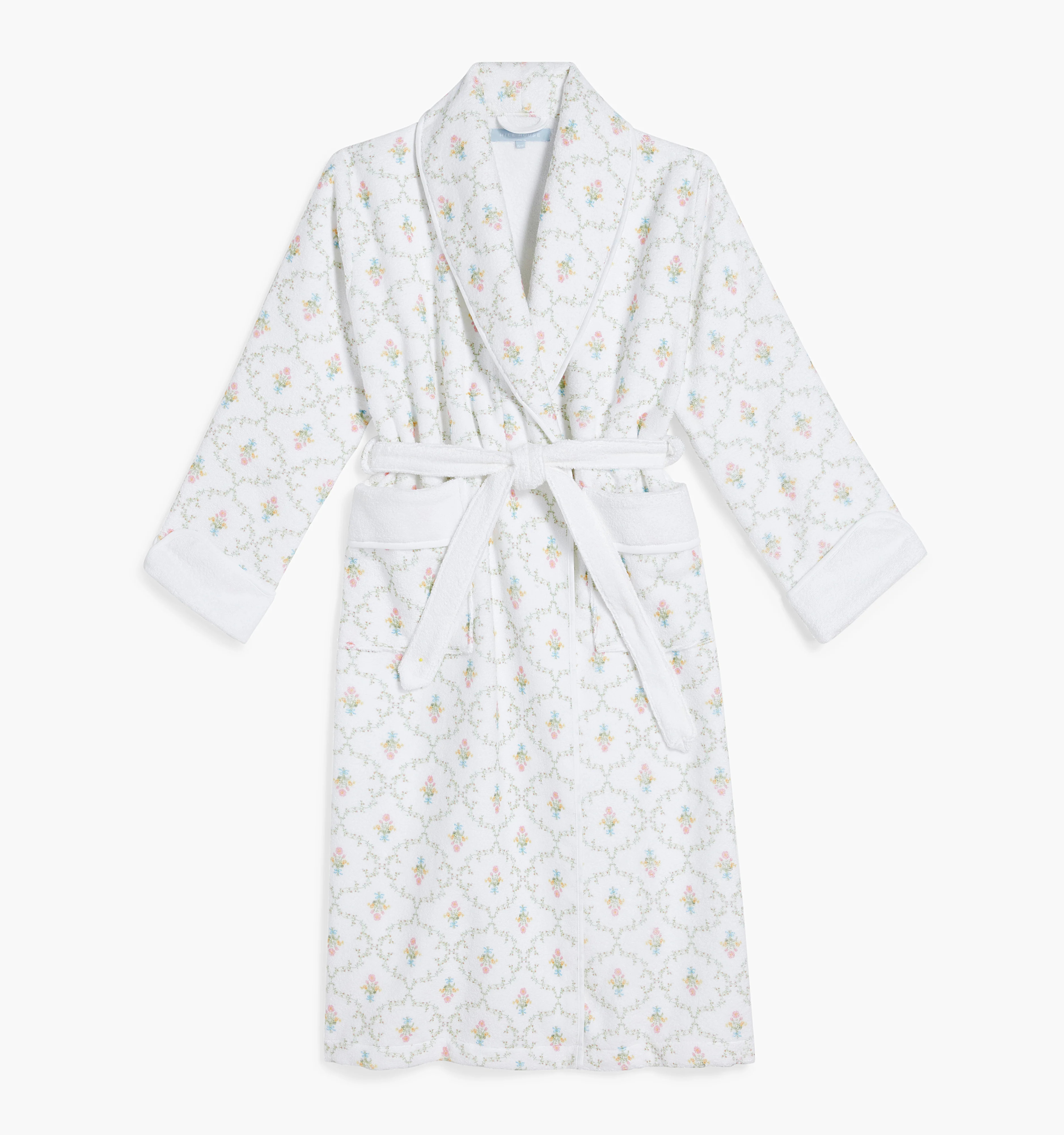 The Hotel Robe | Pastel Trellis / 2XL/3XL | Cotton | Hill House Home | Hill House Home US