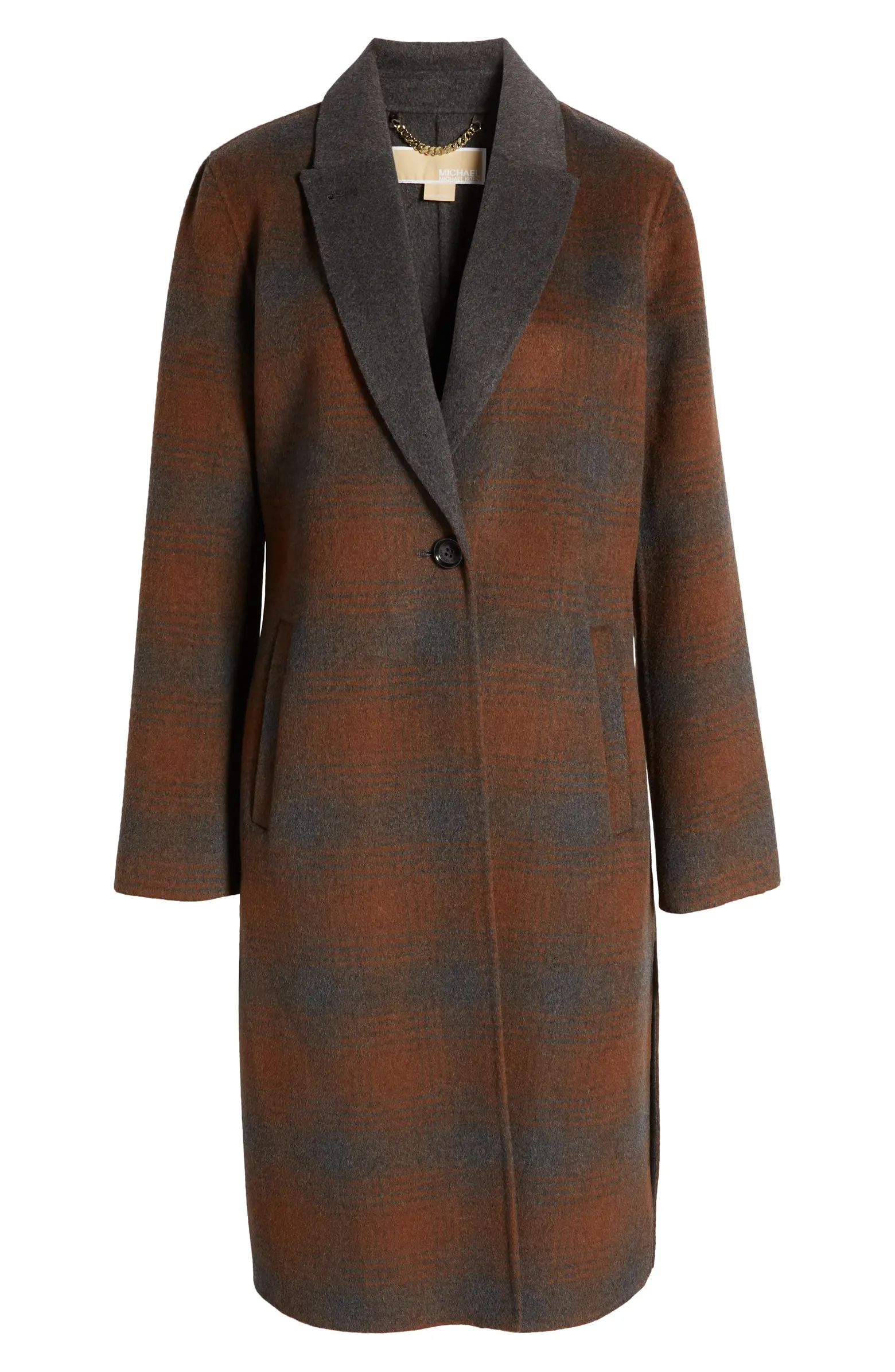 Notch Collar Wool Blend Longline Coat | Nordstrom