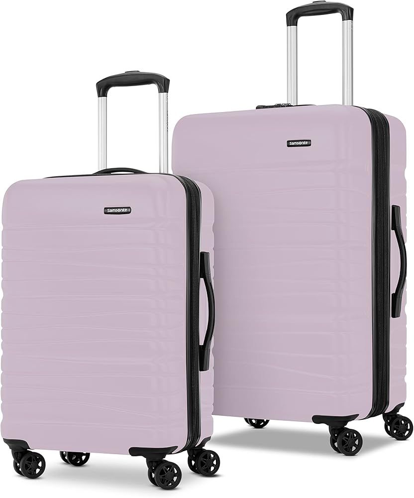 Samsonite Evolve SE Hardside Expandable Luggage with Double Spinner Wheels, Soft Lilac, 2-Piece S... | Amazon (US)