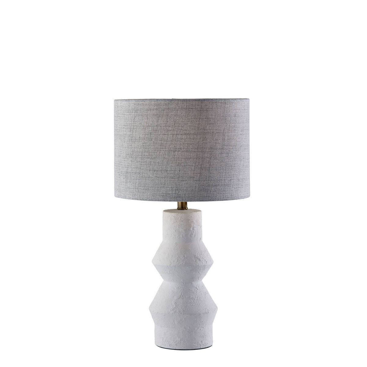 Noelle Table Lamp Textured Ceramic White - Adesso | Target