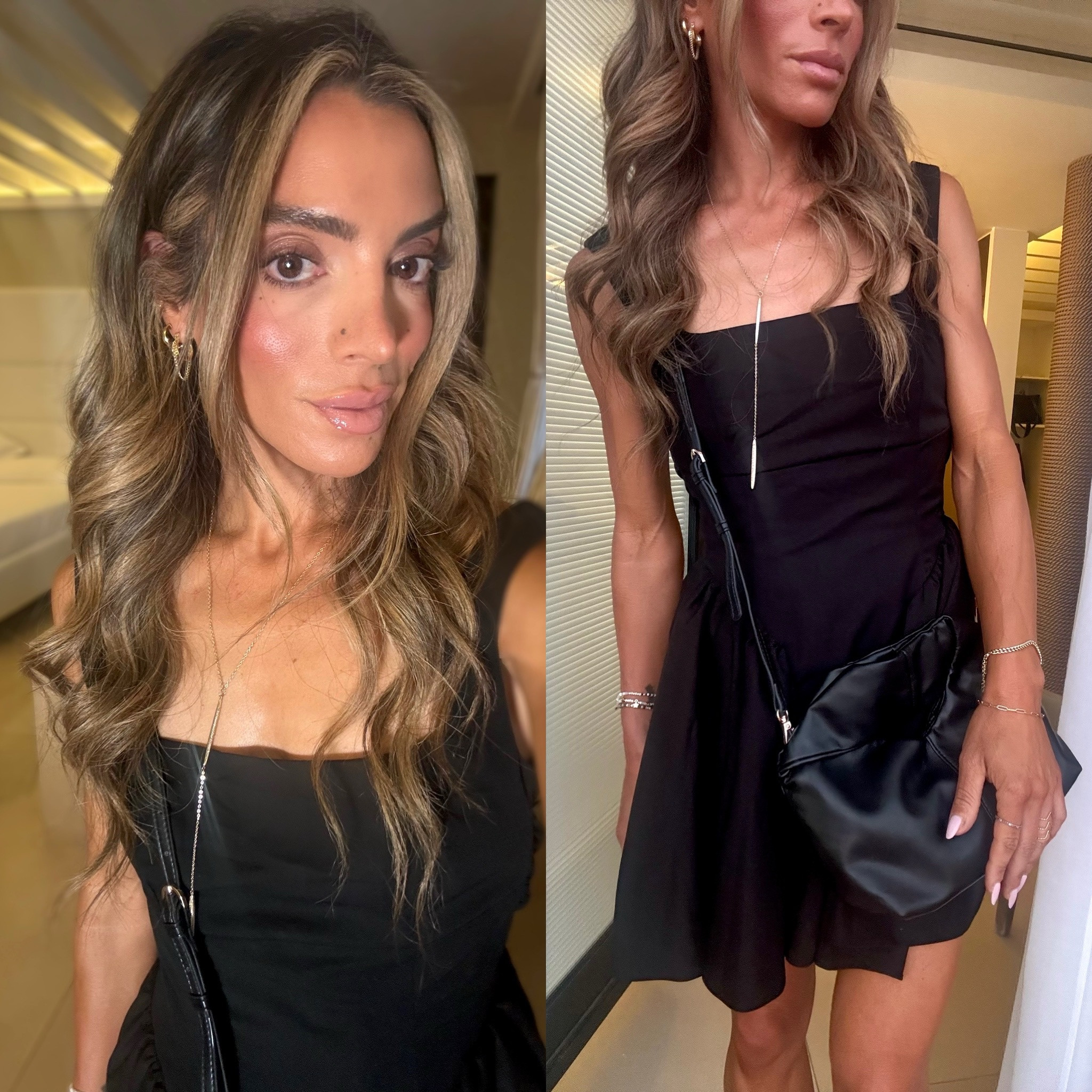 Italy 🇮🇹 date night ‘fit & beauty - this dress is similar to a ballerina dress in shape with a bow in the back. Beautiful material, heavier but flowy! 🙌🏼 size XS 

#LTKBeauty