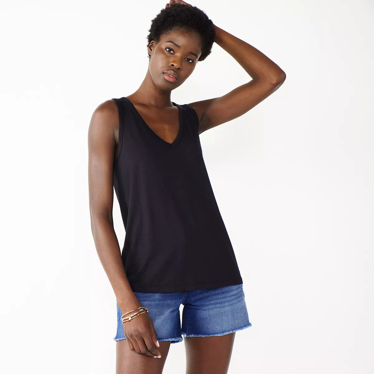 Women's Nine West Easy V-Neck Tank Top | Kohl's