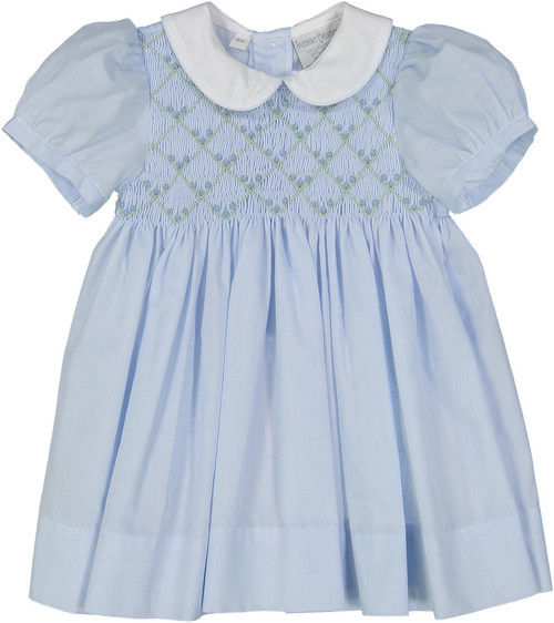 Rosebud Diamond Smocked Dress | Feltman Brothers