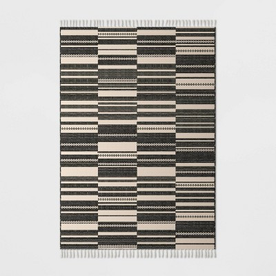 7' x 10' Tapestry Outdoor Rug Charcoal/Ivory - Project 62™ | Target